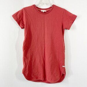 Benebene Girls Dress Size 6 Y Brich Red Short Sleeve Casual T-Shirt Tunic